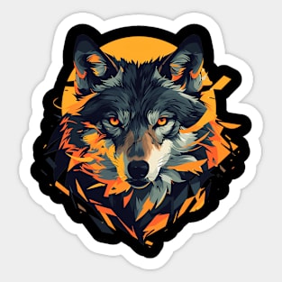 wolf Sticker